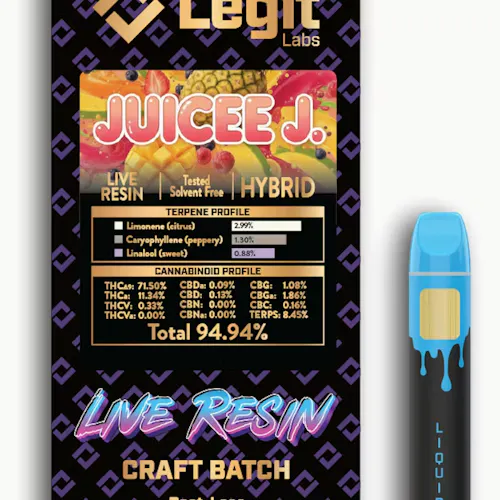Legit Labs | 1g Live Resin | Juicee J-1