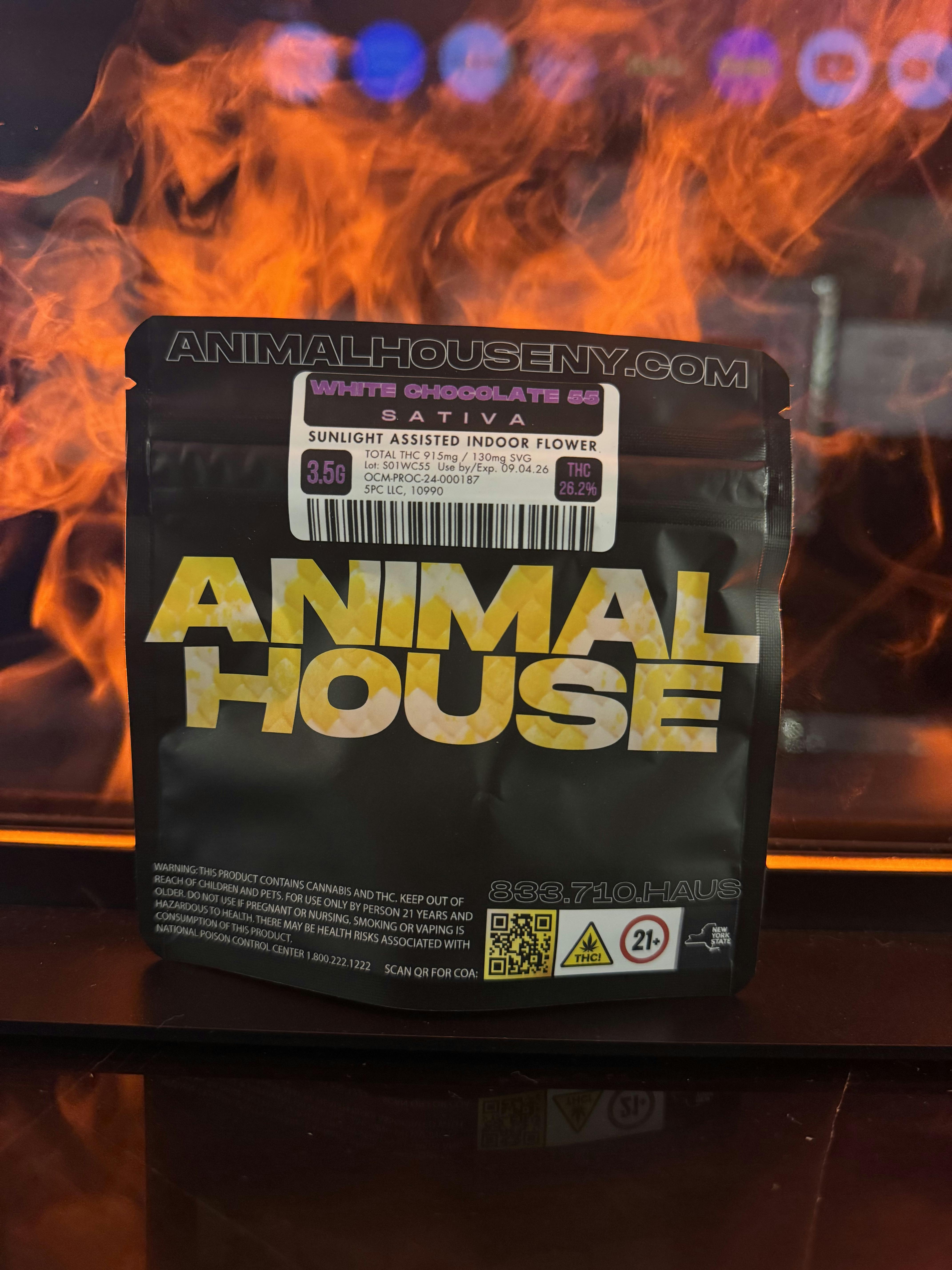Animal House | White Chocolate 55 | 3.5g
