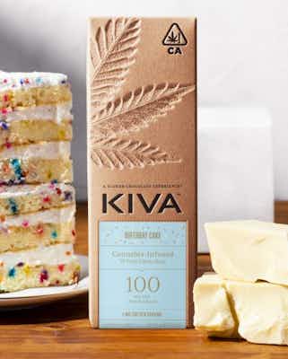 Product: Kiva | Birthday Cake Chocolate Bar | 200mg