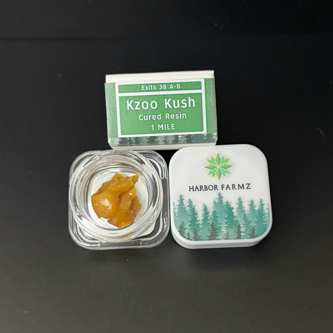 Product: Harbor Farmz | Kzoo Kush | Cured Resin Concentrate Hybrid