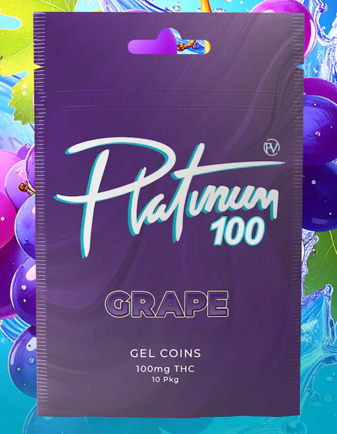 Grape Live Rosin Gel Coins (10x10mg)