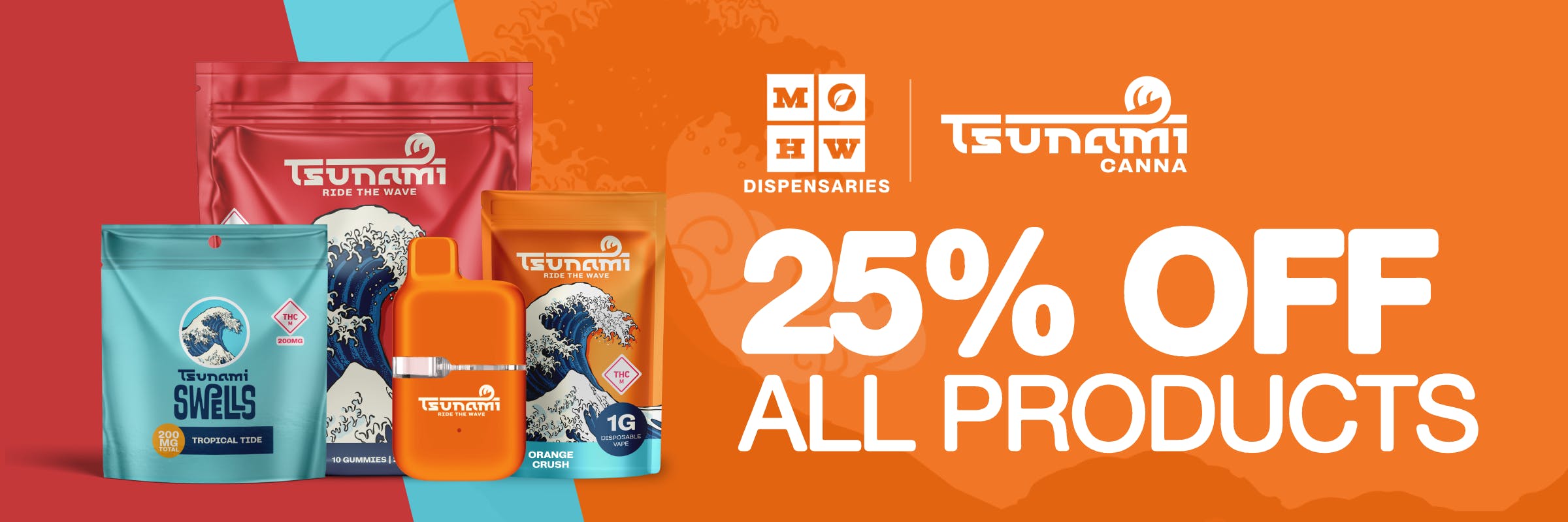 25% off tsunami