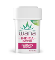 Wana - 200mg Gummies - Raspberry Limeade - EDIBLES by Wana at King of Budz