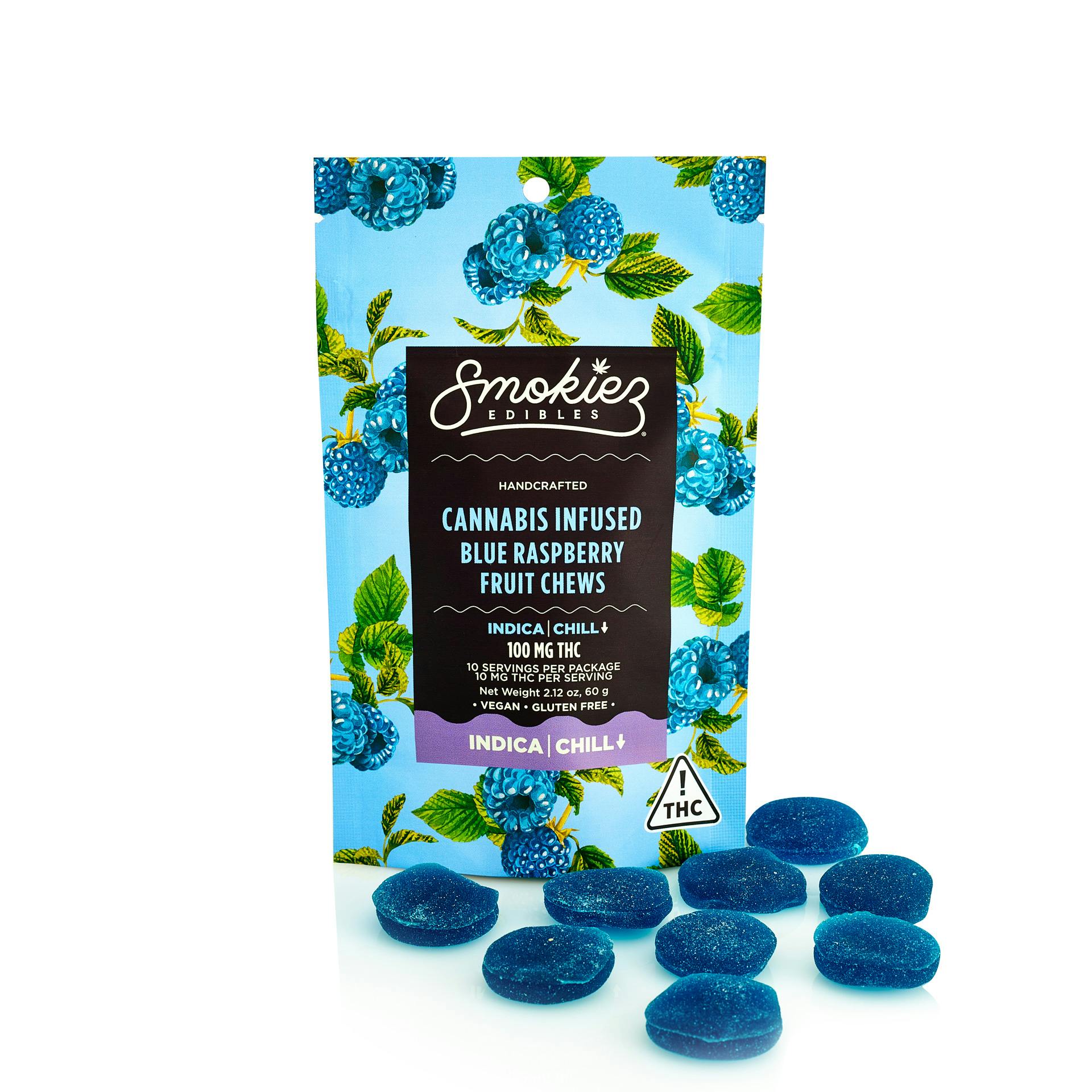Smokiez - Gummies - Blue Raspberry (I) (100mg)