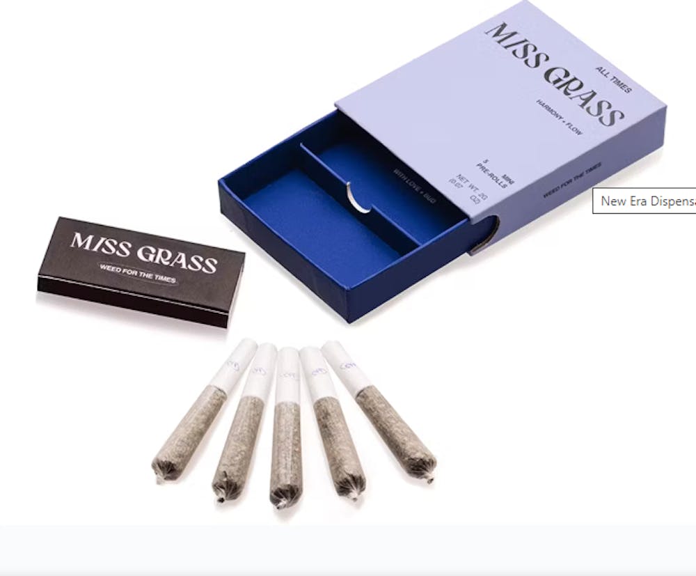 Product AWH Miss Grass Prerolls - All Times Blend 2g (5pk)