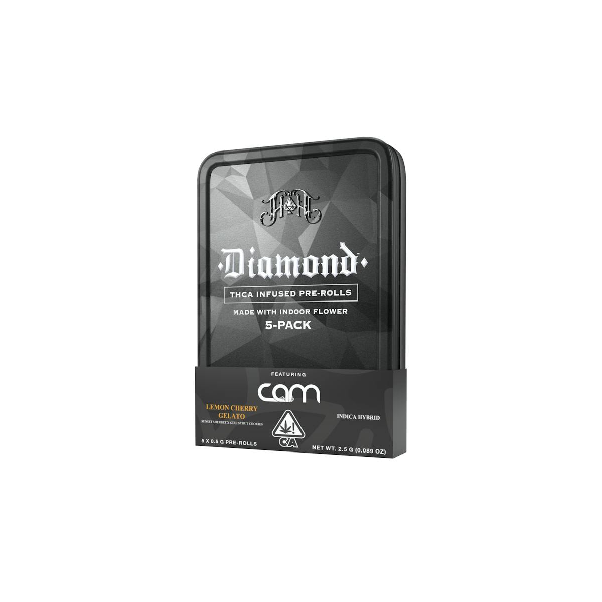 Image of Lemon Cherry Gelato | .5g Diamond Infused 5pk