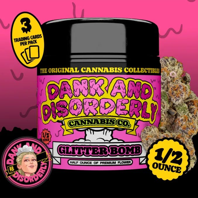 Dank & Disorderly - 14g Prepack Jar - Glitter Bomb