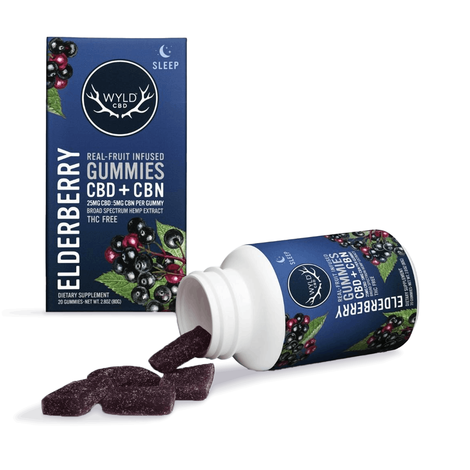 Elderberry 5:1 CBD:CBN Gummies | 500mg-0