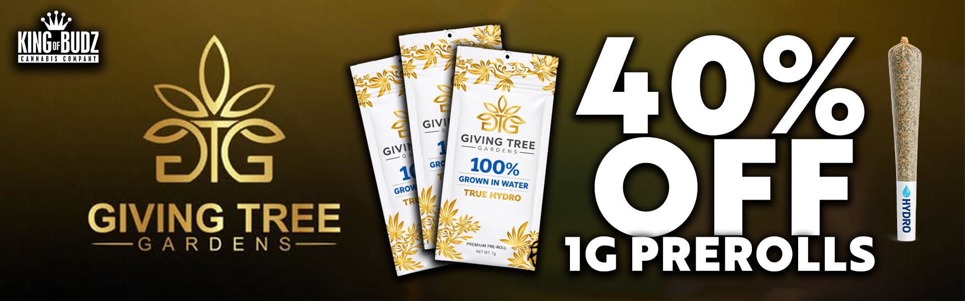 Giving Tree 1g Preroll - 40 Percent Off