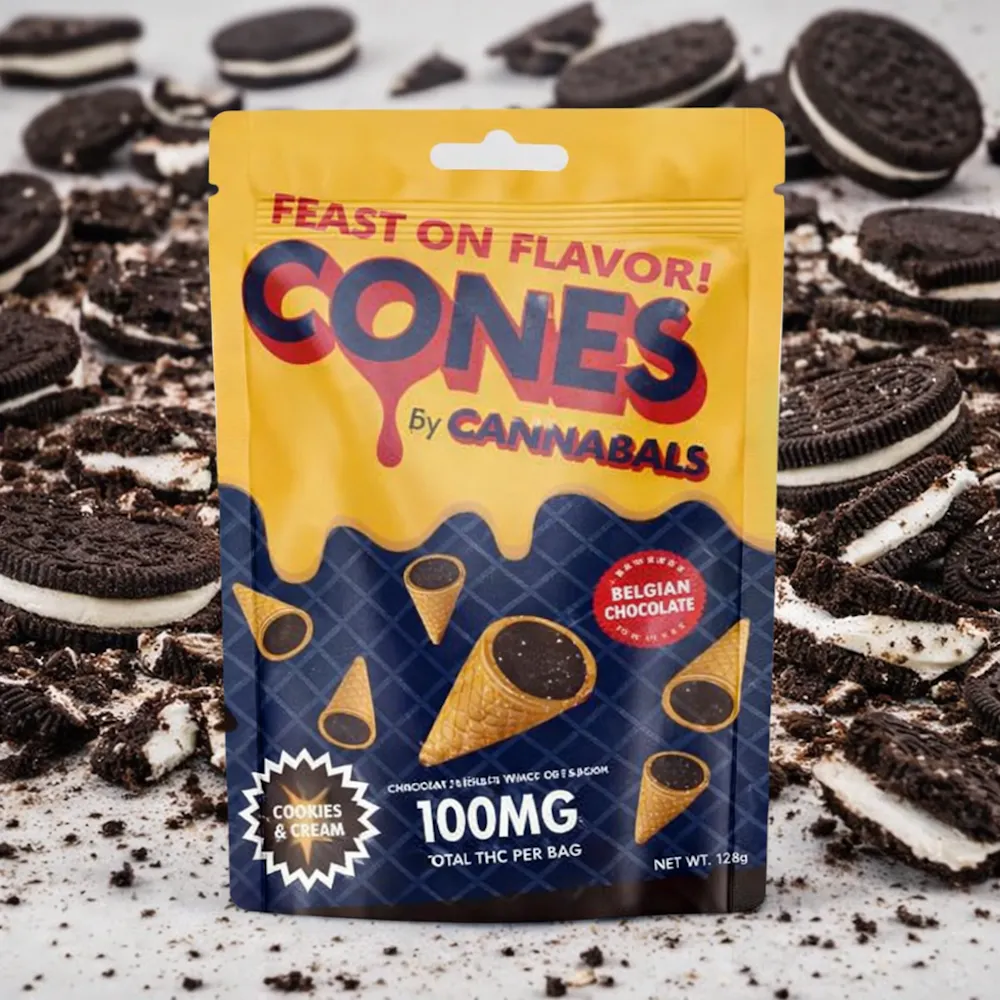 Product Cannabals | Cookies & Cream Cones | 10ct | 100mg