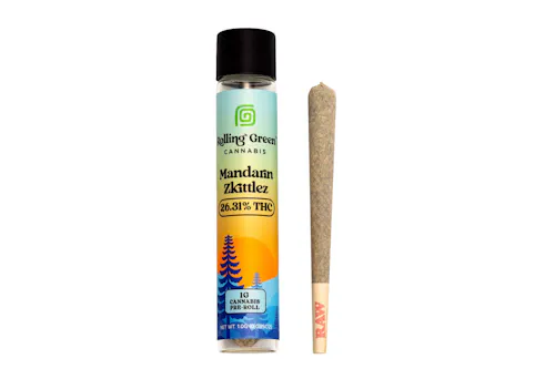 Rolling Green Mandarin Zkittlez Preroll 1g-active