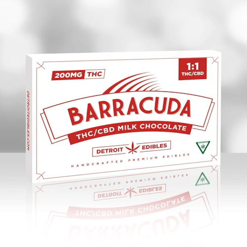 Barracuda - 200mg 1:1 CBD Chocolate - Milk Chocolate
