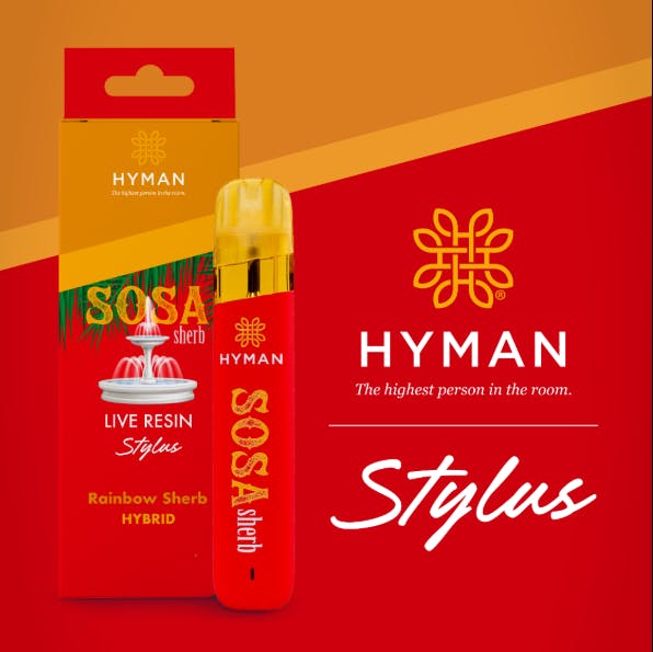 Product: Sosa Sherb | Stylus | Live Resin | HYMAN