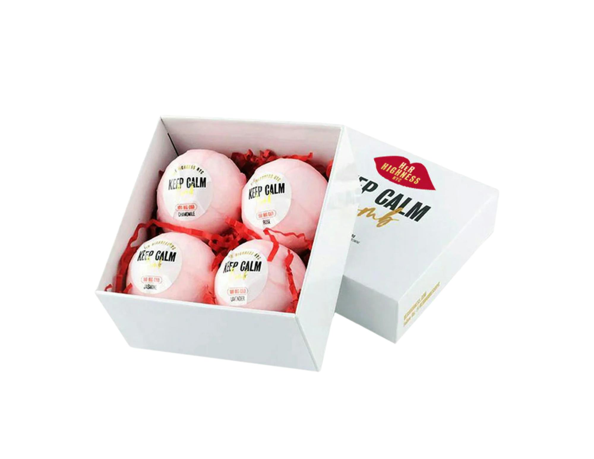 Her Highness-Keep Calm Bath Bomb 4 Pk by HER Highness