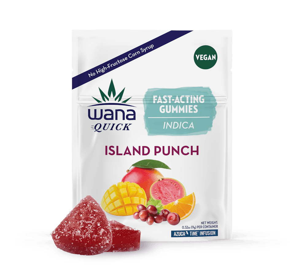 Wana Island Punch Fast Acting Gummies 2pk Provincetown, MA Hennep