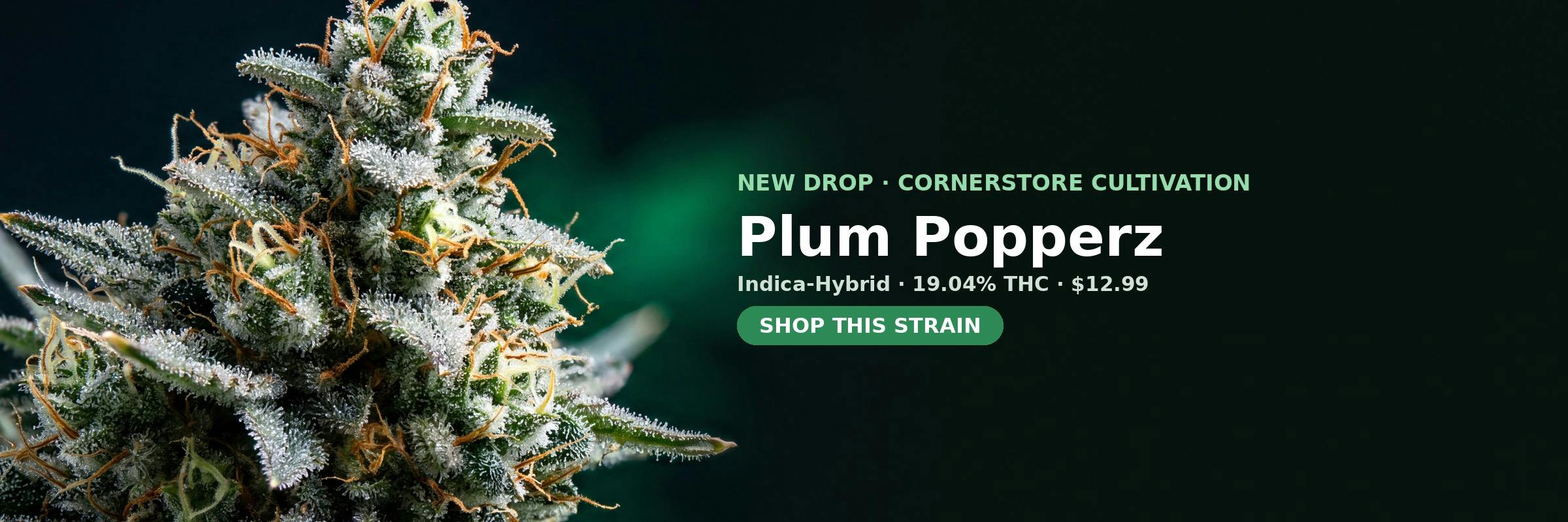 Plum Popperz now in stock at MrGreen DC — 19.04% THC