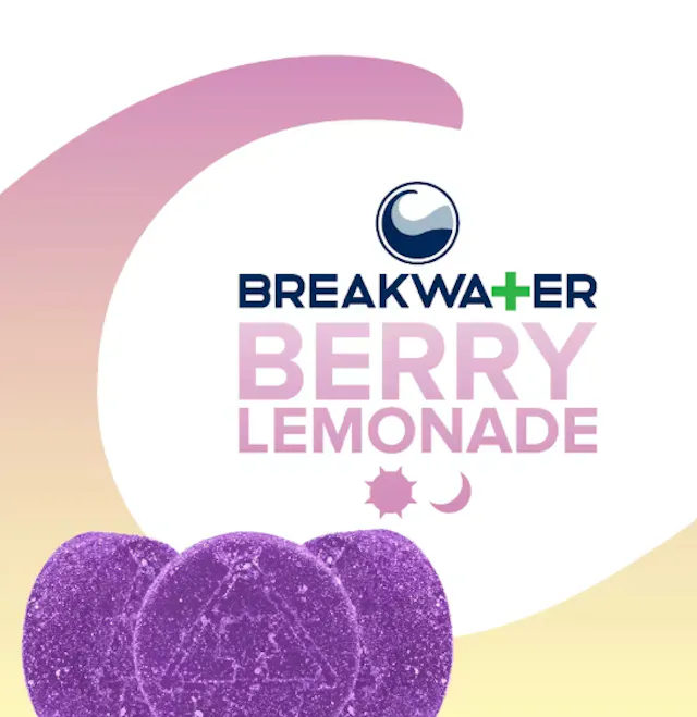 Breakwater Gummies Berry Lemonade 10pk/100mg (hybrid, 2.8g)