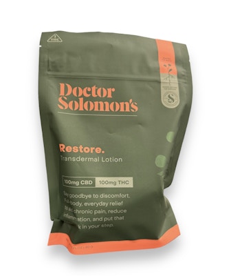 Product GTI Dr Solomon's Lotion - Restore 1:1 (100mgCBD:100mgTHC)