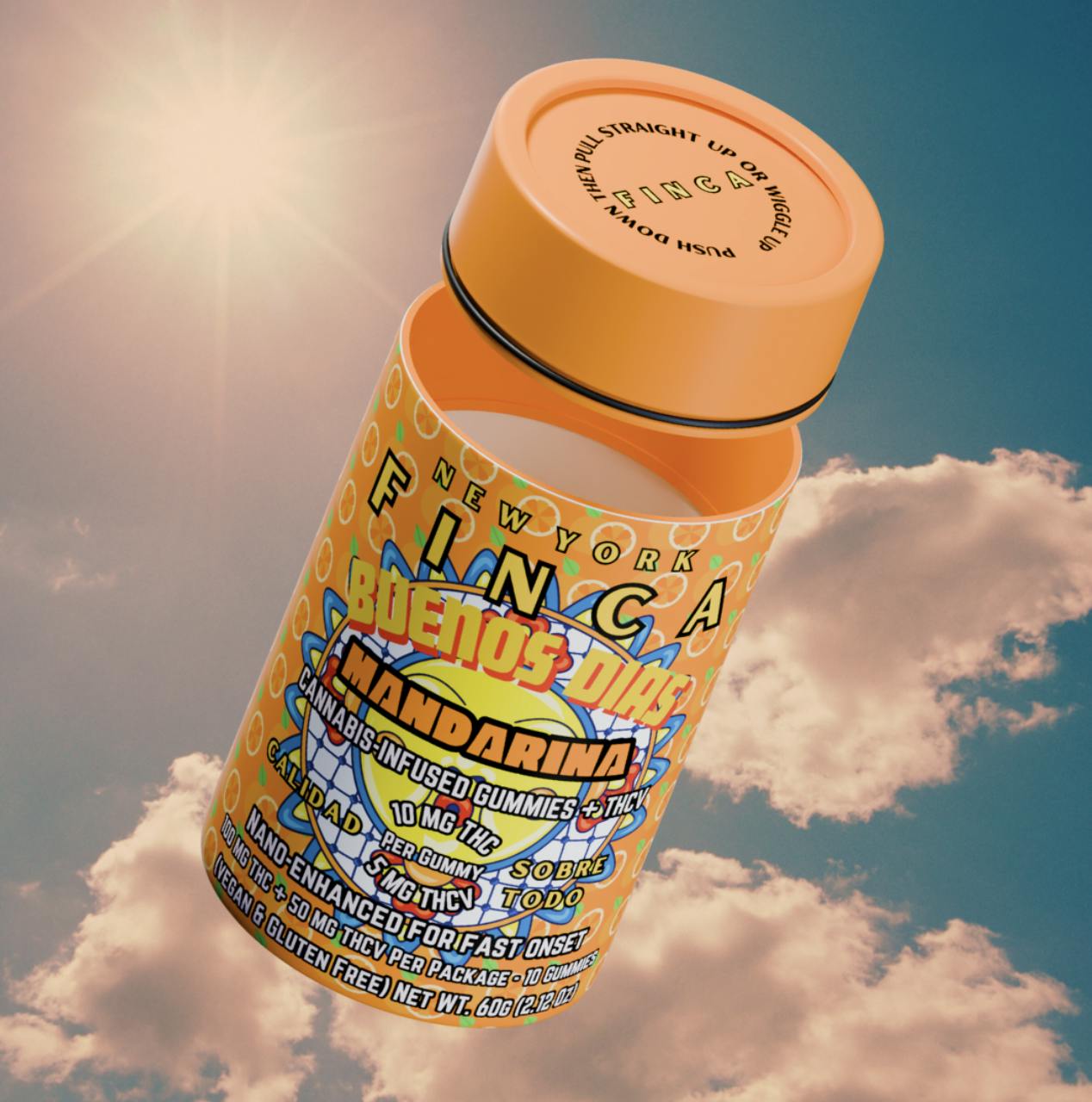 Edibles | Finca | Buenos Dias Mandarina (Energy) | 10pc | 10mg