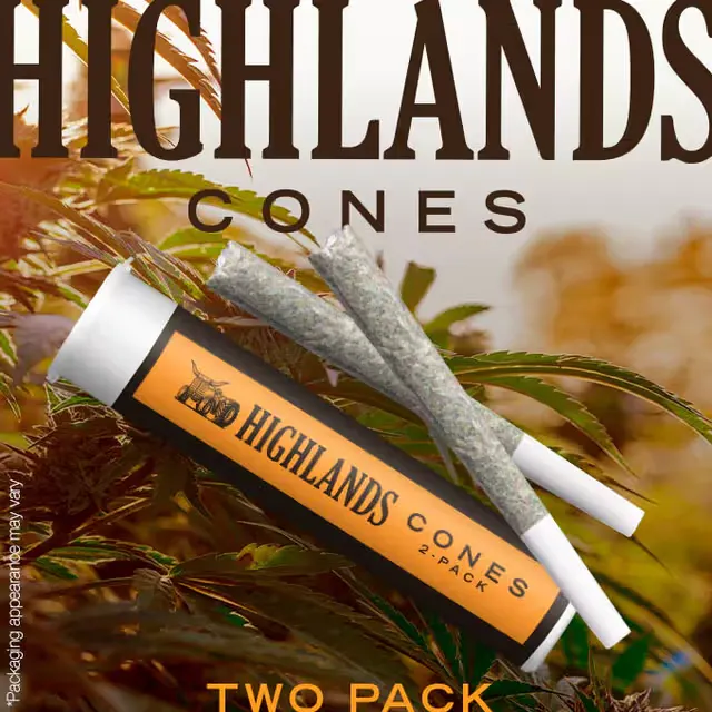 Highlands Pre-Roll Pack Slapz 2pk/1g (hybrid, packs)