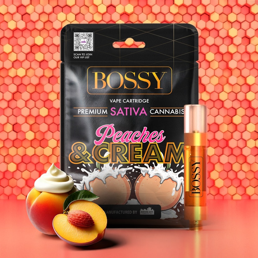 Bossy 1g Cart Peaches & Cream