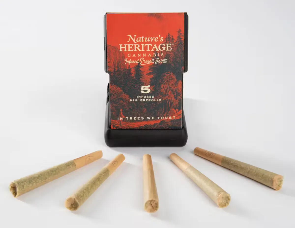 Larry Bird Mints with Bubble Hash (5 pack) | Infused Pre rolls | Nature ...