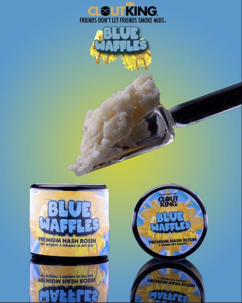 Product: Clout King | Live Hash Rosin - Blue Waffles - 2g