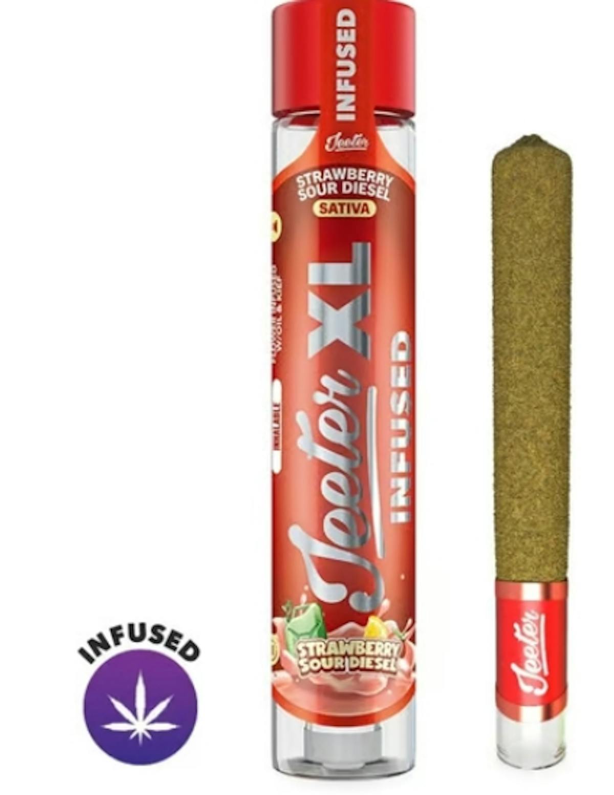 Photo of Strawberry Sour Diesel 2g Infused Pre-Roll Jeeter