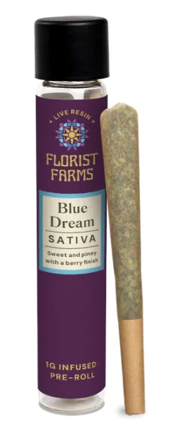 Product Live Resin Infused Preroll | Blue Dream (S) Florist Farms