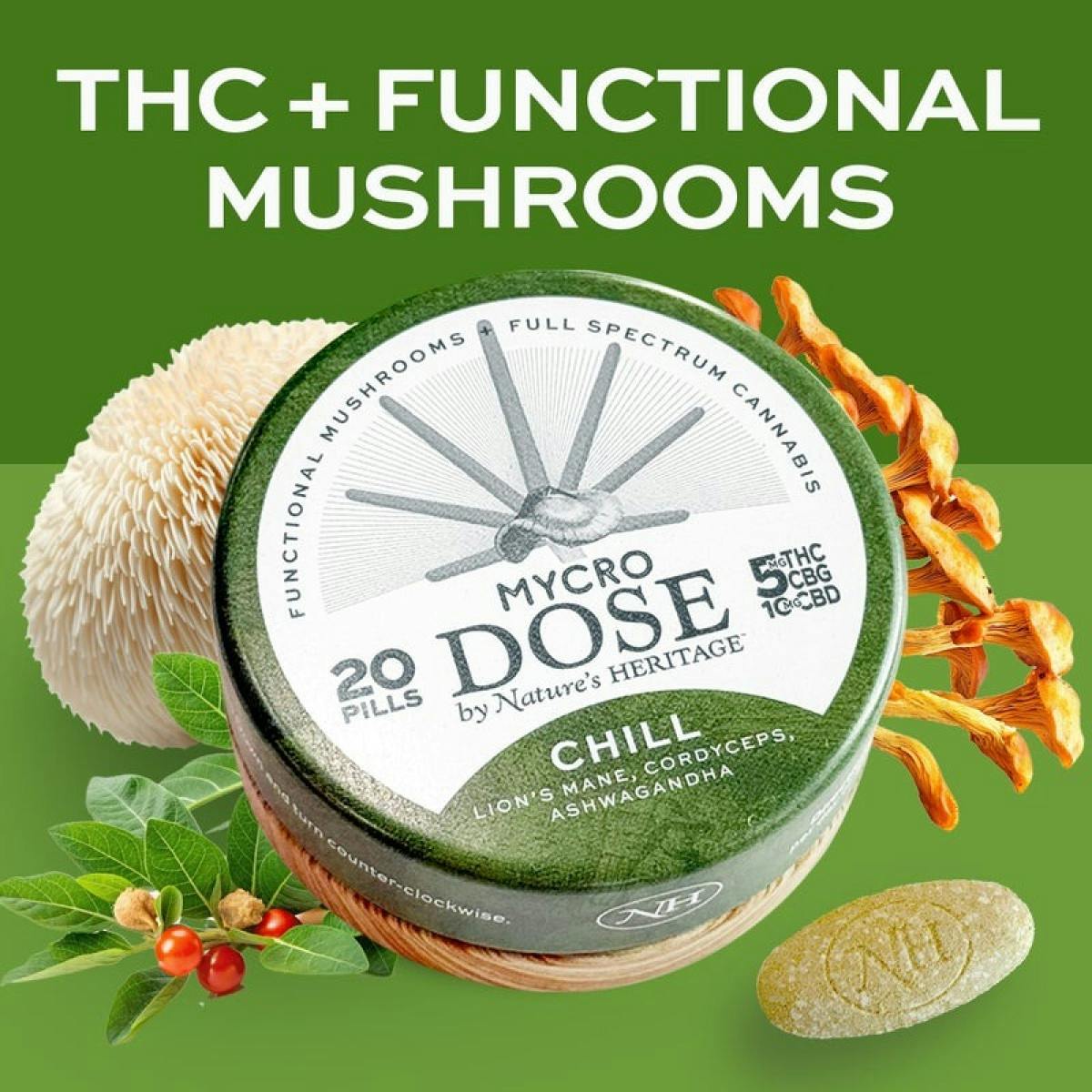 Chill (THC:CBG:CBD) Tablets 100mg 20pk | In Good Health - Taunton