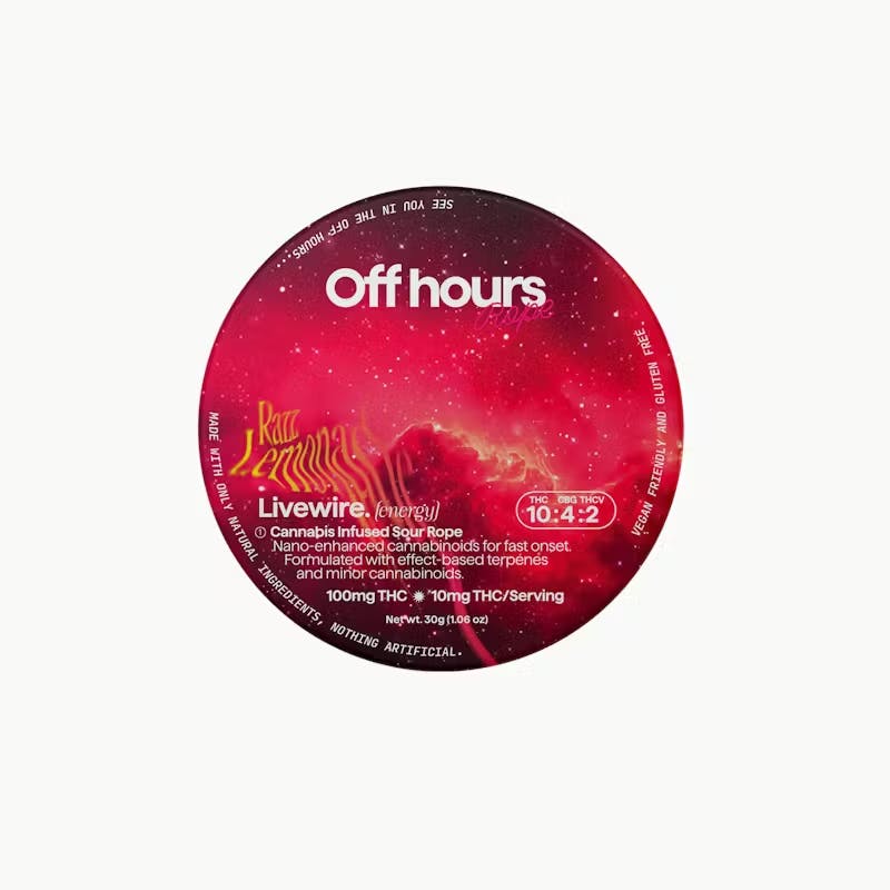 Product Off Hours - Livewire (Energy) - 100mg - Effect based Rope
