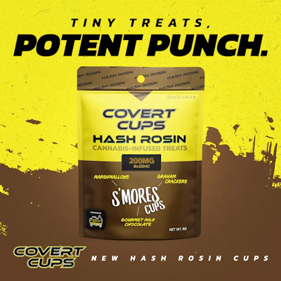 Covert Cups - 200mg Hash Rosin Cups - S'Mores