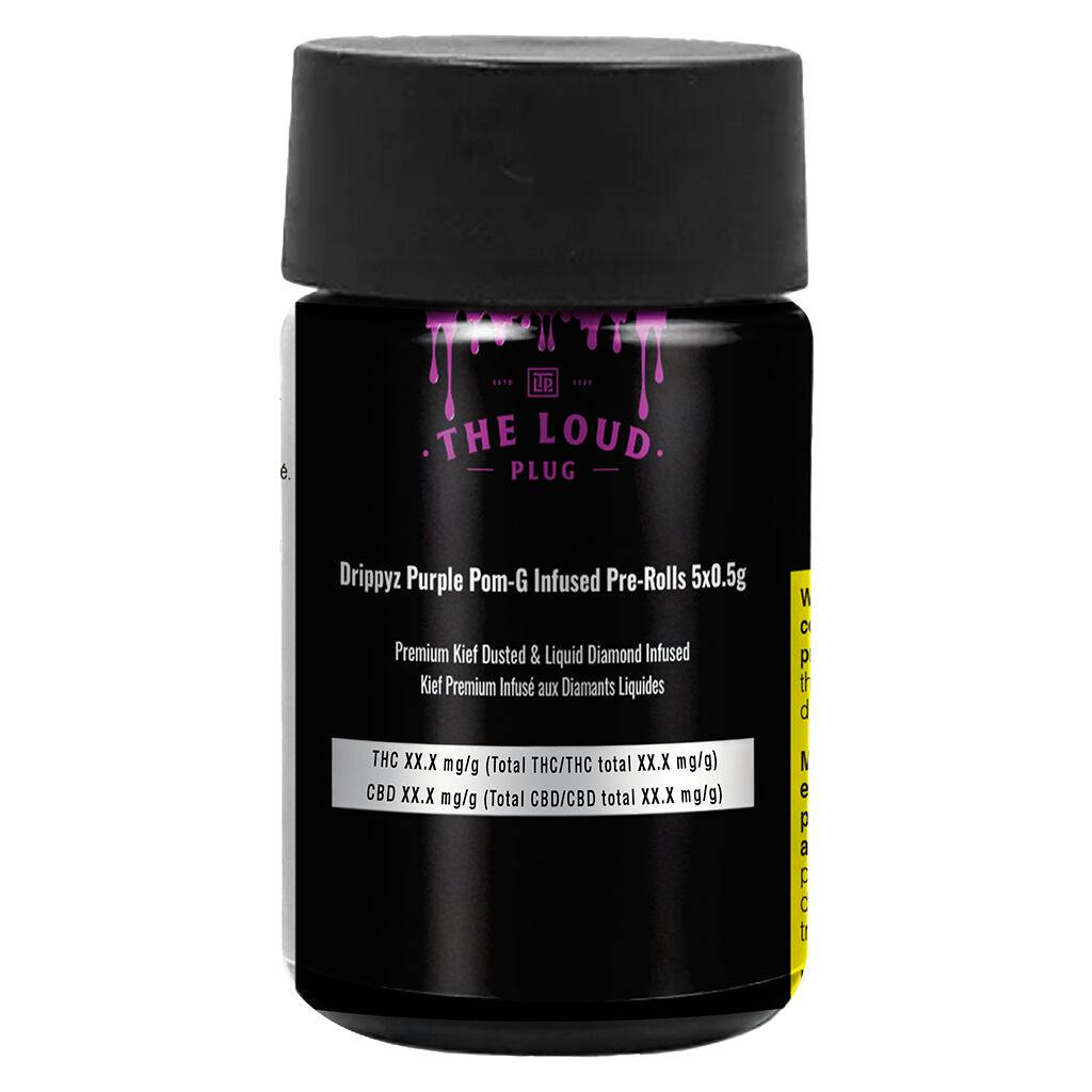 The Loud Plug - Drippyz Purple Pom–G Infused PRJs - 5x0.5g