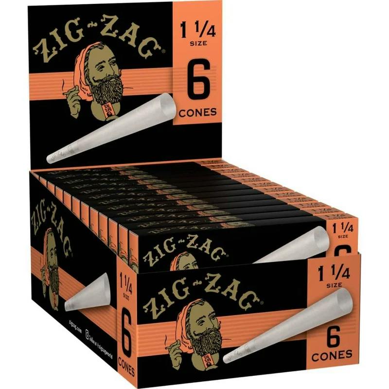 Zig Zag Cones 1 1/4" 6pk