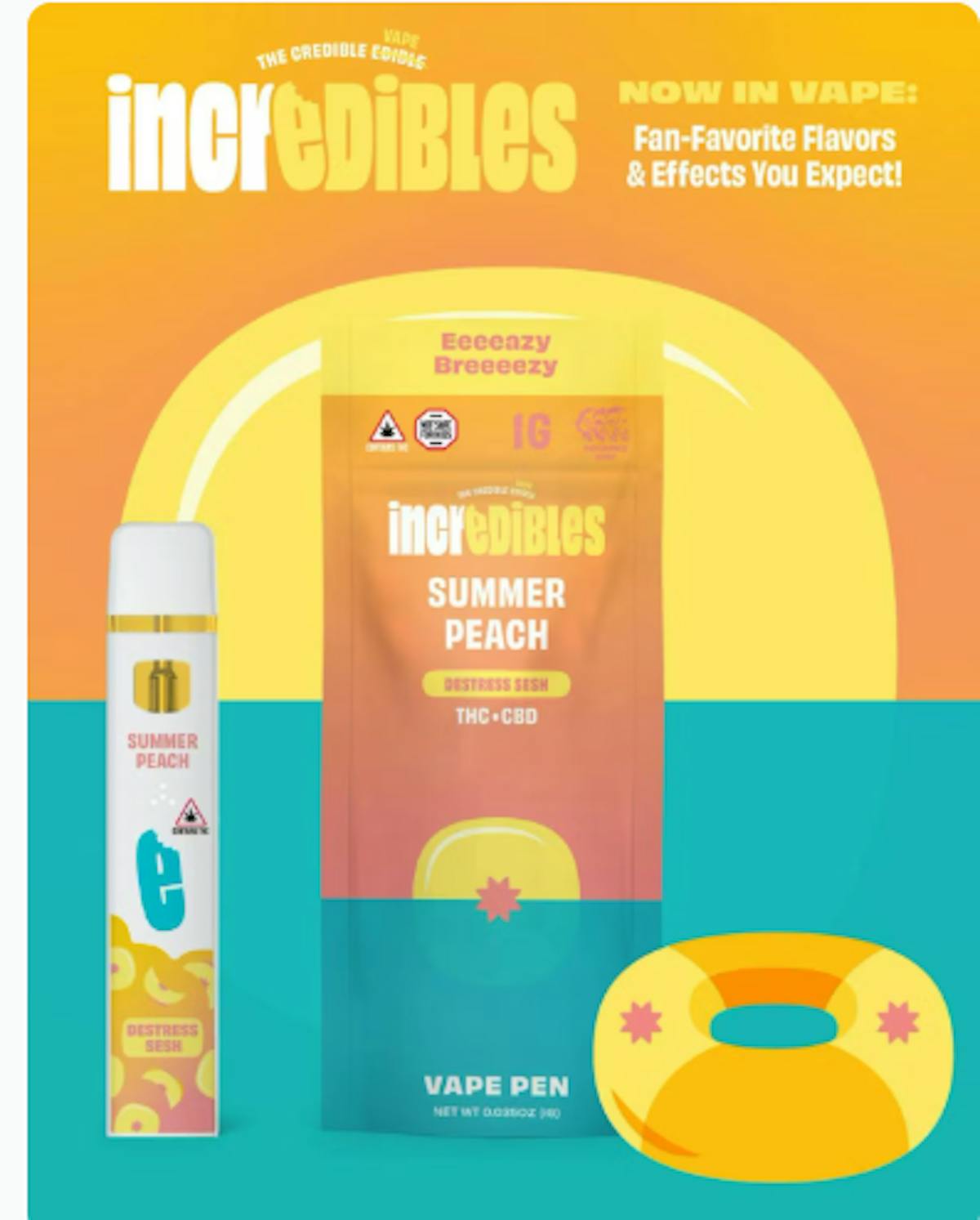Photo of Incredibles Peaches & Cream Distress Disposable