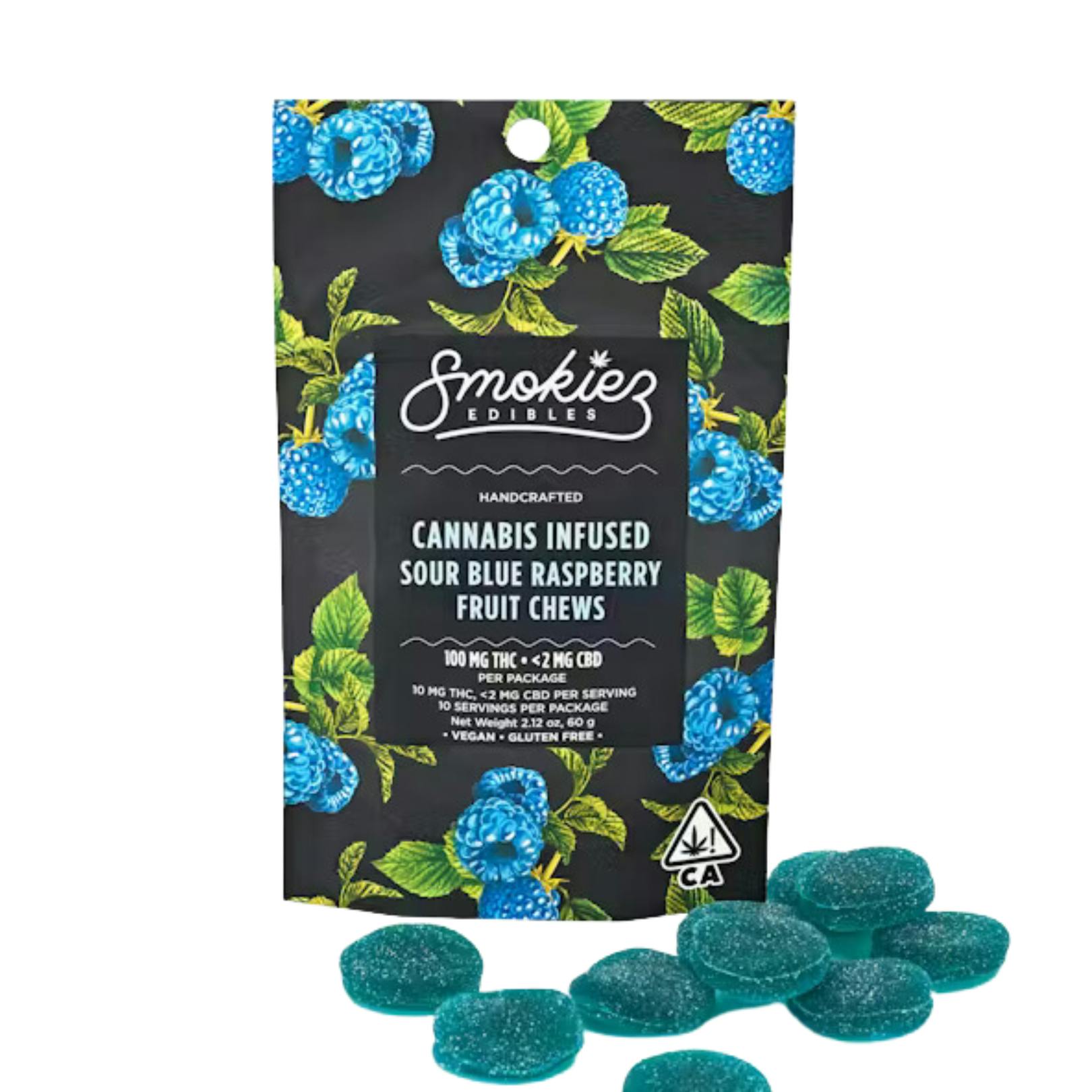 SOUR BLUE RASPBERRY GUMMIES