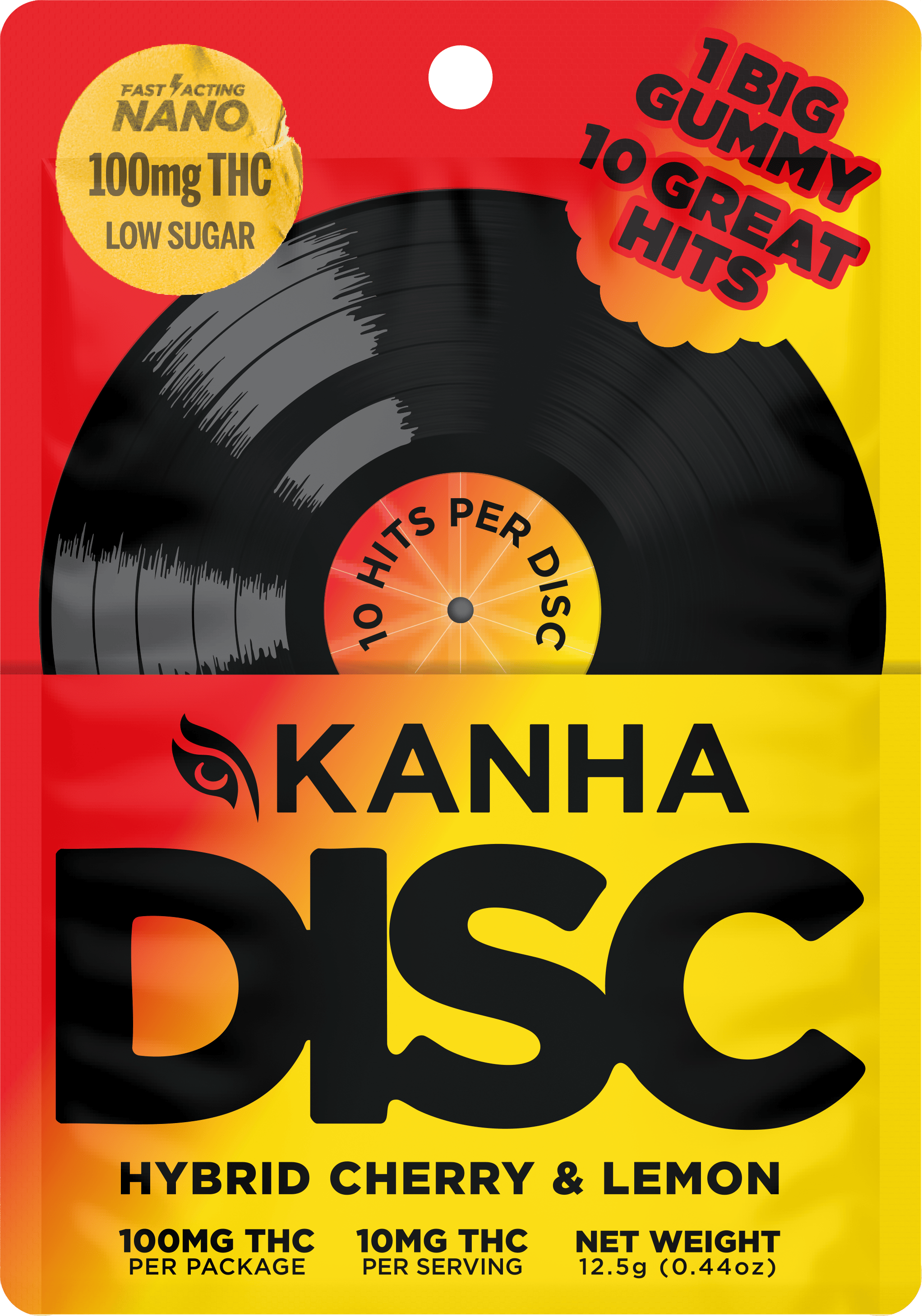 Product IP KANHA Nano Disc - Lemon & Cherry 100mg (1pk)