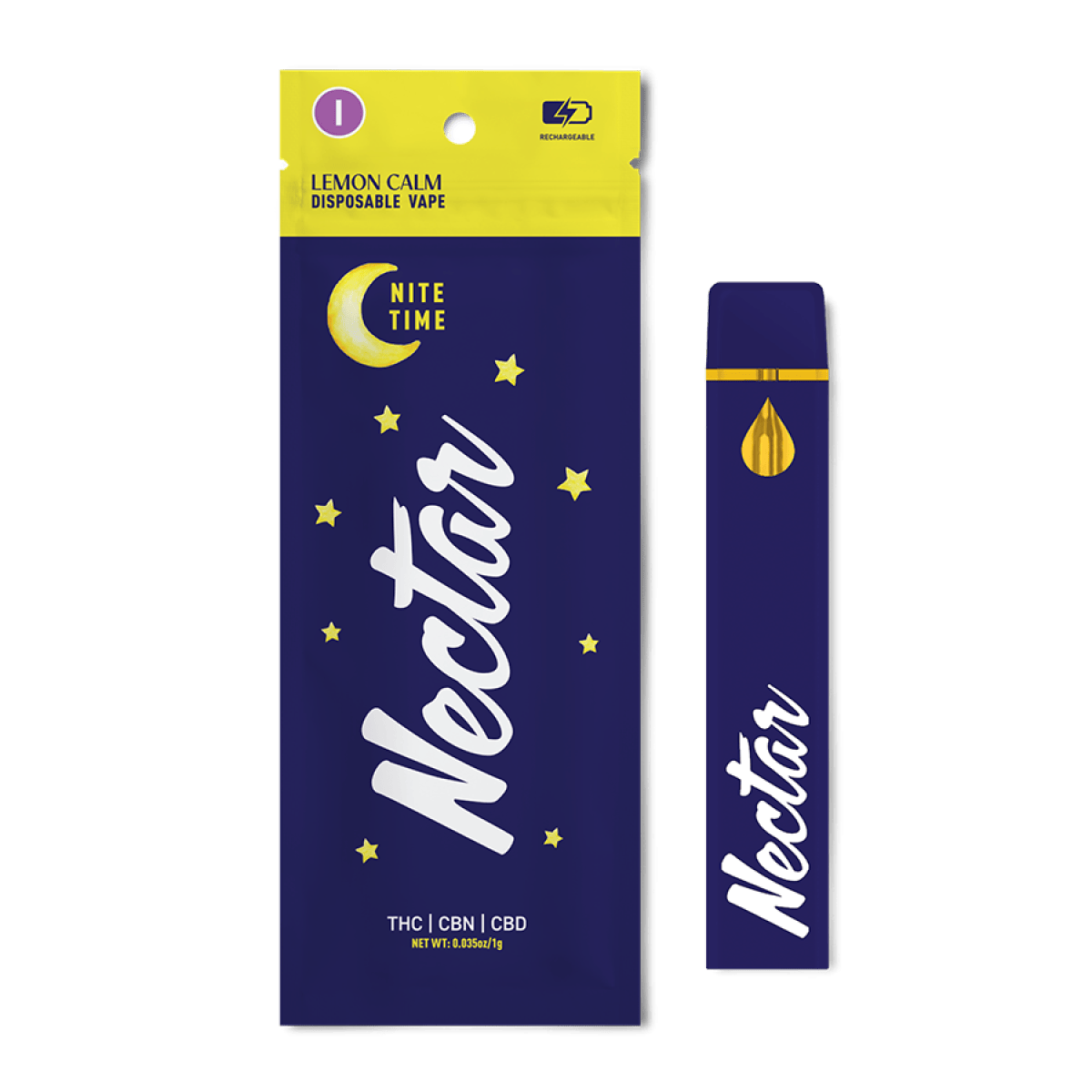 Shop Nectar Lemon Calm - Disposable AIO 1g - Thrive Dispensary