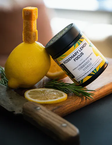 SUPERNATURALS | ROSEMARY LEMON FOCUS GUMMIES (10:2 THC:CBD) | 100MG-active