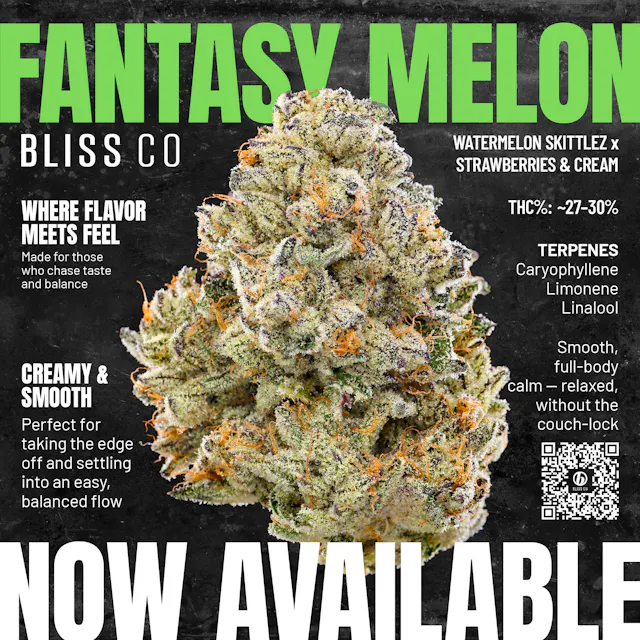 Bliss Co. Bliss Co Flower Fantasy Melon 3.5g (hybrid)