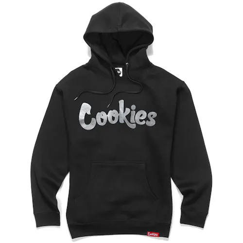 Cookies Original Mint Fleece Hoody – Black/Silver – S-active