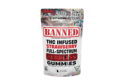Banned - 200mg Nerdless Gummies - Strawberry