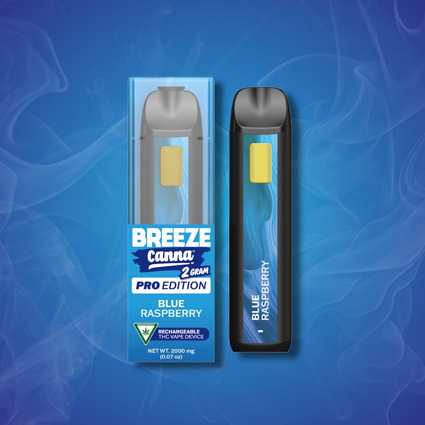 Blue Raspberry - Synergy 2Gram Pro Vape Device — BREEZE Canna