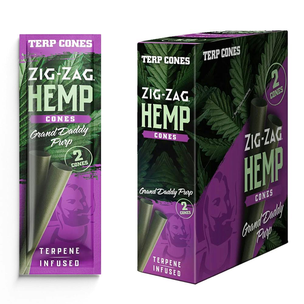 Zig Zag Terpene Infused Hemp Cones 2pack Various Flavors • The Higher Collective