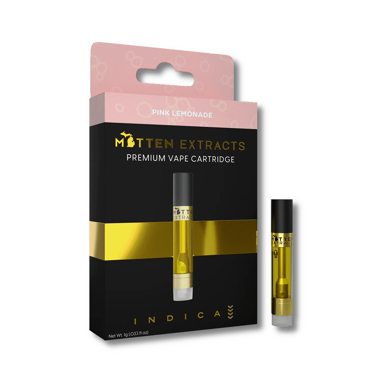 Mitten Extracts | Vape Cart - 1g - Pink Lemonade (Indica)