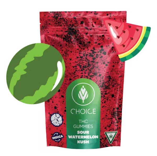 Super Sour Watermelon Kush (I) - 20pk Gummies - Choice