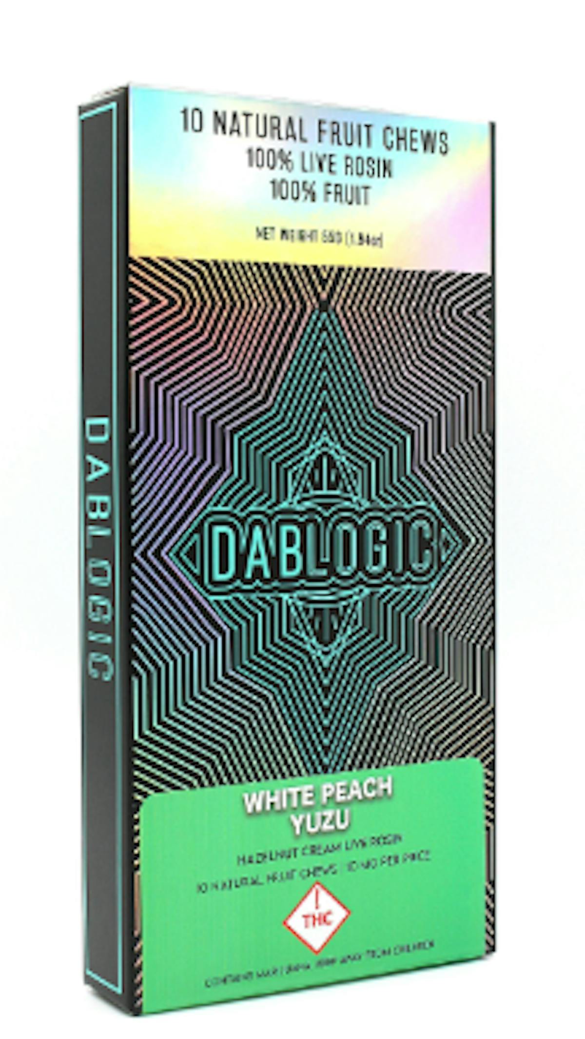 Photo of Dablogic – Rosin Gummies -White Peach Yuzu (H) 100mg