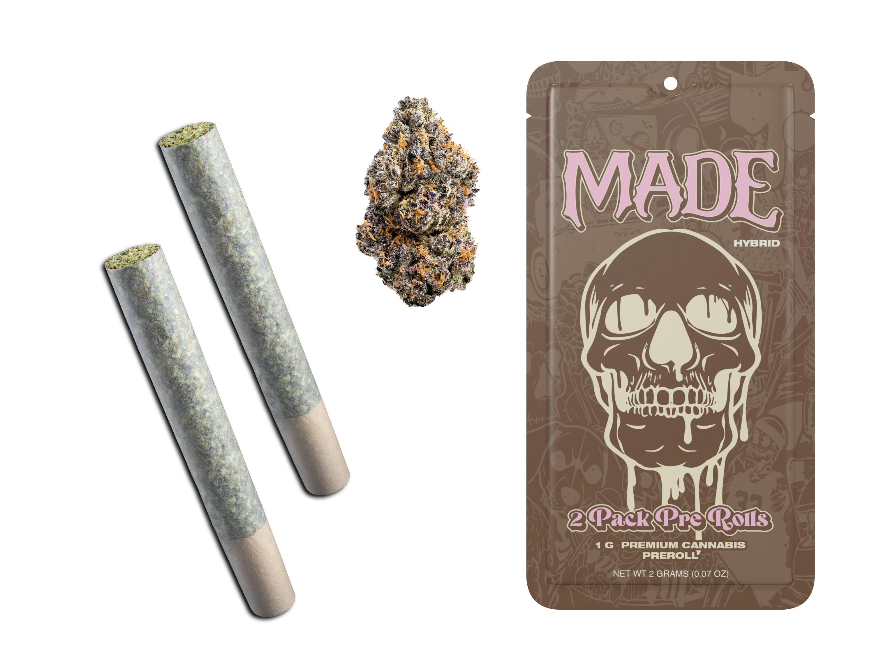 Made 2g Pre-Roll 2pk - Lemon Lou Lou