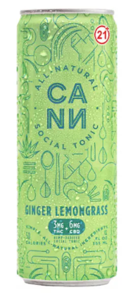 Beverage Ginger Lemongrass Social Tonic Single