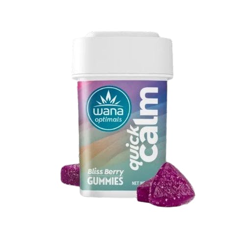 Wana Quick Calm - Bliss Berry 10:10:1 (CBD:CBG:THC) | Nano Gummies